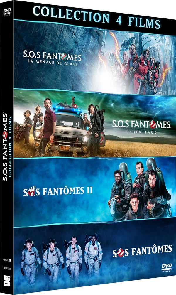 S.O.S fantômes - Coffret Collection 4 films : S.O.S fantômes + S.O.S fantômes II + S.O.S fantômes : L'Héritage + S.O.S. Fantômes : La Menace de glace [DVD]