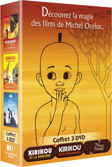 Coffret Michel Ocelot - Kirikou et la sorcière + Kirikou et les bêtes sauvages + Princes et princesses [DVD]