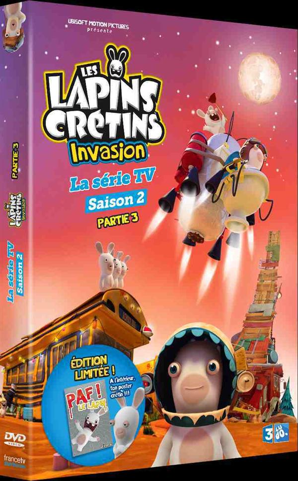 Les Lapins Crétins : Invasion - La série TV - Saison 2 - Partie 3 [DVD]