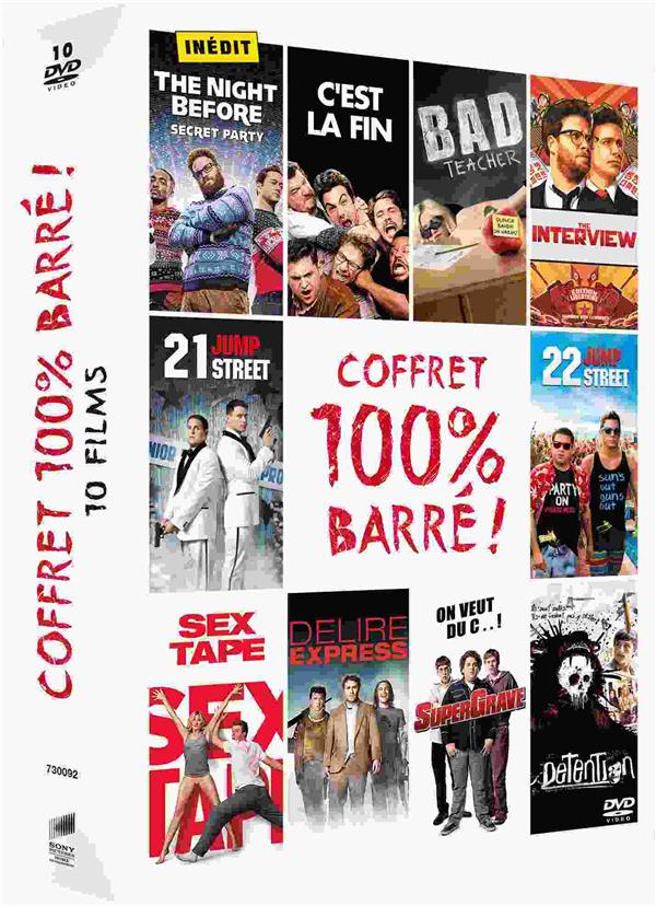 Coffret 100% barré ! - 10 films [DVD]