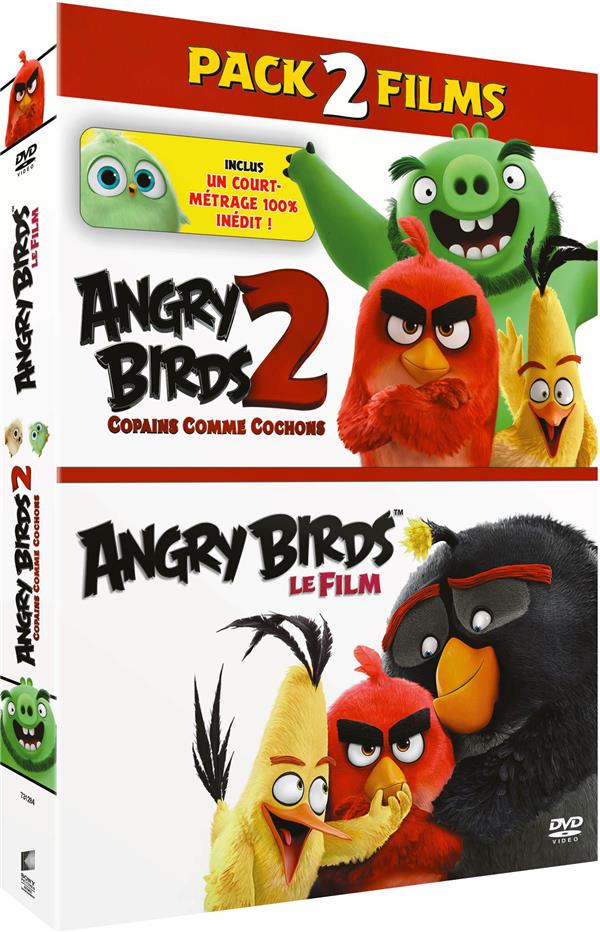Angry Birds + Angry Birds 2 : Copains comme cochons [DVD]