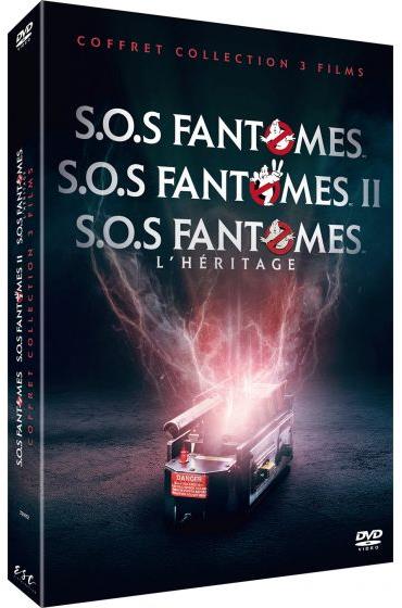 S.O.S fantômes - Coffret Collection 3 films : S.O.S fantômes + S.O.S fantômes II + S.O.S fantômes : L'Héritage [DVD] - flash vidéo