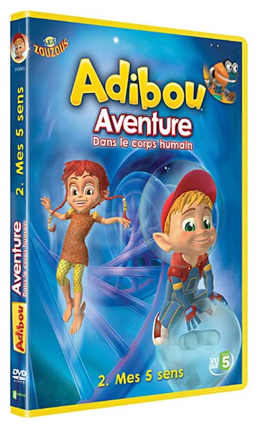 Adibou - Aventure dans le corps humain - 2. Mes 5 sens [DVD]