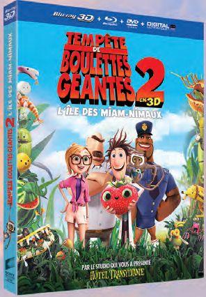 Tempête de boulettes géantes 2 : l'île des miam-nimaux [Blu-ray 3D]