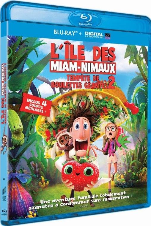 Tempête de boulettes géantes 2 : l'île des miam-nimaux [Blu-ray]
