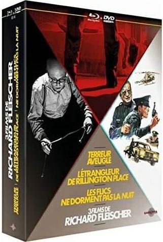 Coffret Richard Fleischer : Terreur aveugle + L'étrangleur de Rillington Place + Les flics ne dorment pas la nuit [Blu-ray]