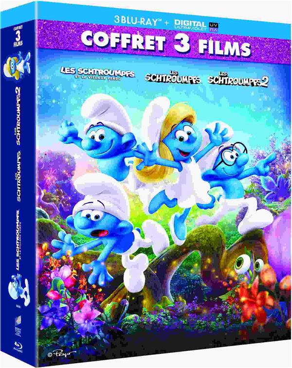 Les Schtroumpfs + Les Schtroumpfs 2 + Les Schtroumpfs, le village perdu [Blu-ray]