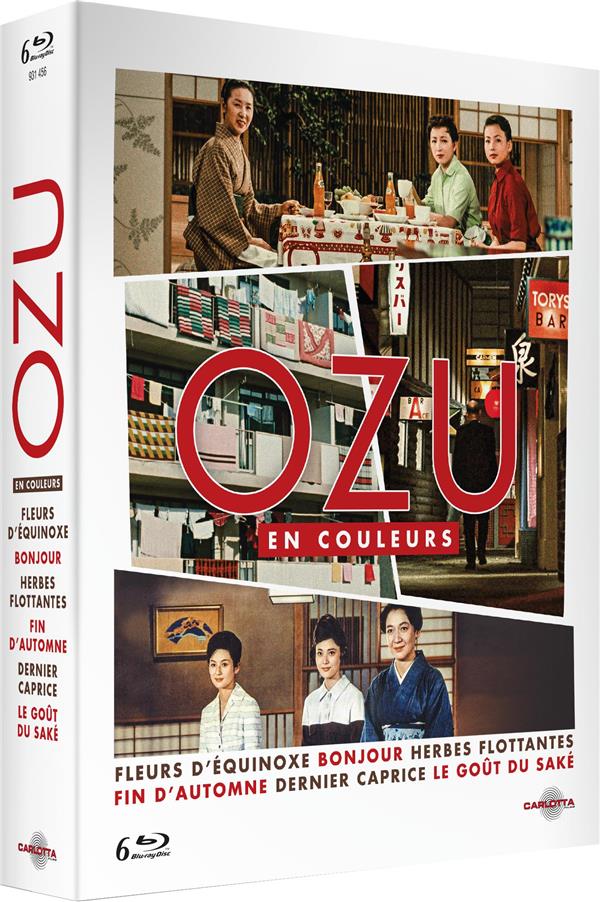 Ozu en couleurs : Fleurs d'équinoxe + Bonjour + Herbes flottantes + Fin d'automne + Dernier caprice + Le Goût du saké [Blu-ray]