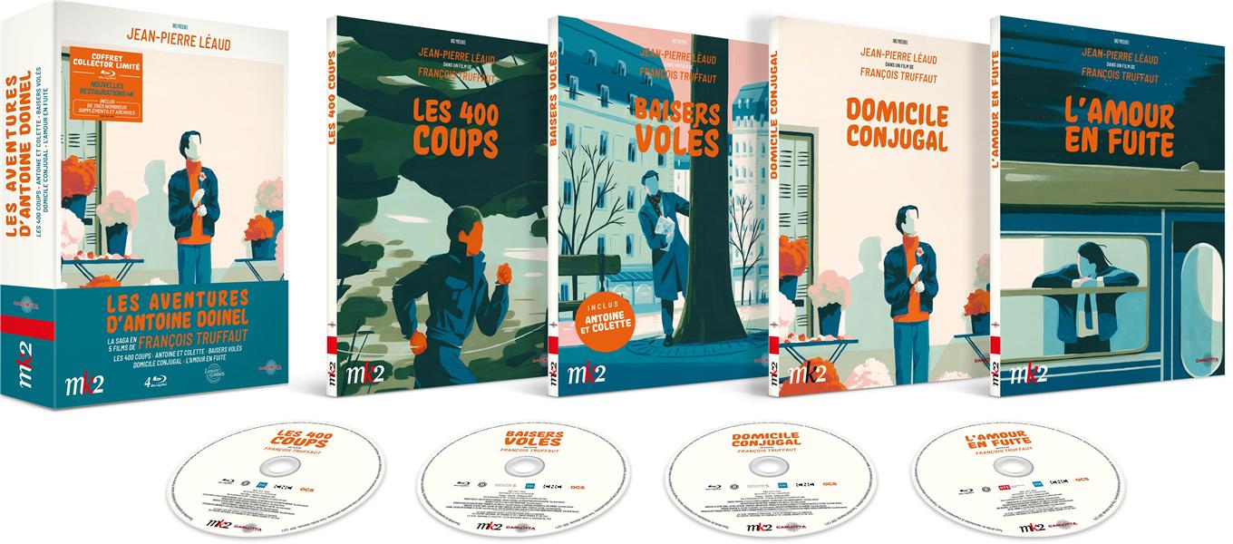 François Truffaut - Les Aventures d'Antoine Doinel [Blu-ray]