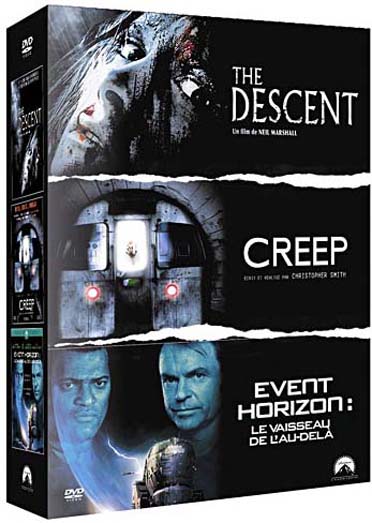 The Descent + Creep + Event Horizon : le vaisseau de l'au-delà [DVD]