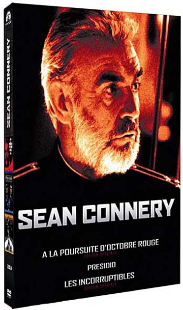 Coffret Sean Connery : A la poursuite d'Octobre Rouge + Presidio + Les incorruptibles [DVD]