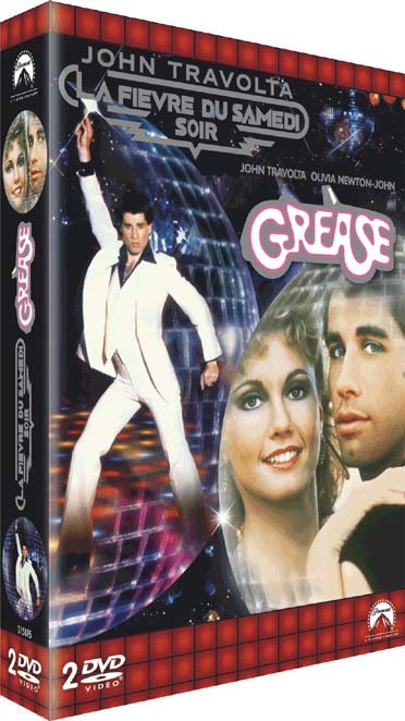 Bipack John Travolta : La fièvre du samedi soir + Grease [DVD]