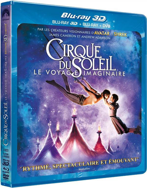 Cirque du Soleil : le voyage imaginaire [Blu-ray 3D]