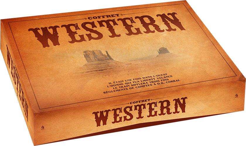 Coffret Western : Il était une fois dans l'ouest + Le train sifflera trois fois + Règlements de comptes à O.K. Corral + L'homme qui tua Liberty Valence [DVD]