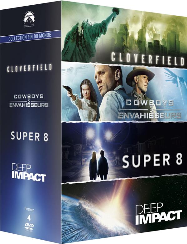 Paramount Collection Fin du Monde : Cloverfield + Cowboys & Envahisseurs + Super 8 + Deep Impact [DVD]