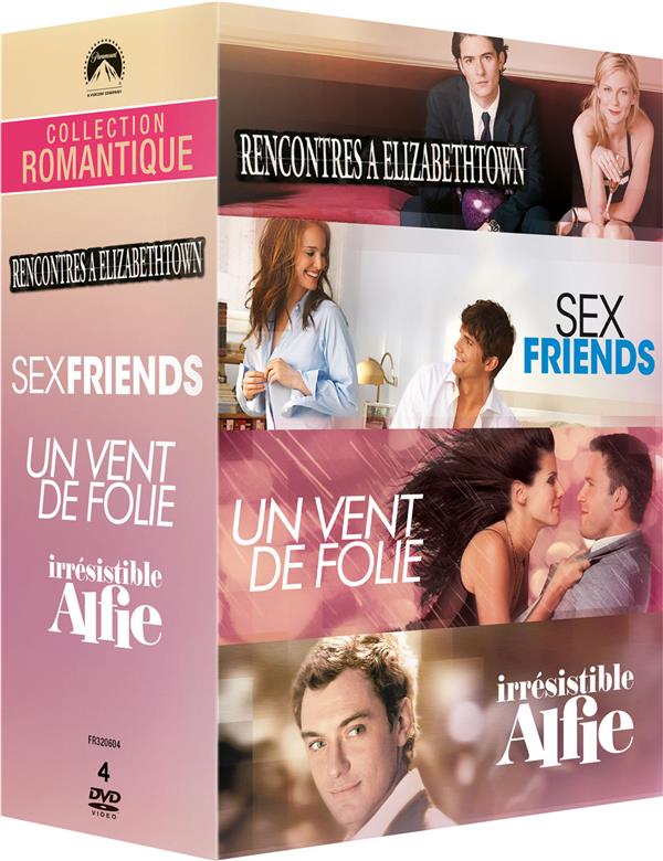 Paramount Collection Romantique : Rencontres à Elizabeth Town + Sex Friends + Un vent de folie + Irrésistible Alfie [DVD]