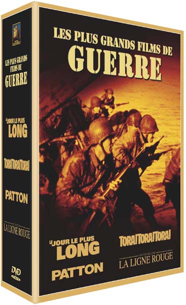 Les Plus grands films de guerre - Le jour le plus long + Tora ! Tora ! Tora ! + Patton + La ligne rouge [DVD]