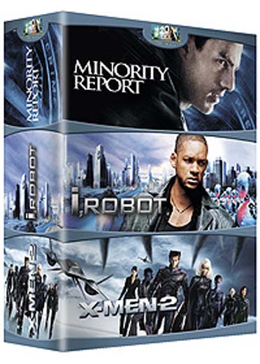 Minority Report + X-Men 2 + I, Robot [DVD]
