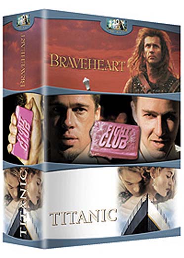 Fight Club + Titanic + Braveheart [DVD]