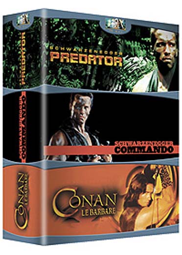 Commando + Conan le barbare + Predator [DVD]