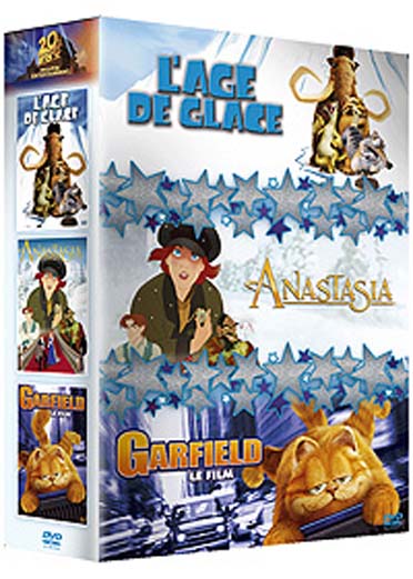 Anastasia + L'âge de glace + Garfield - Le film [DVD]