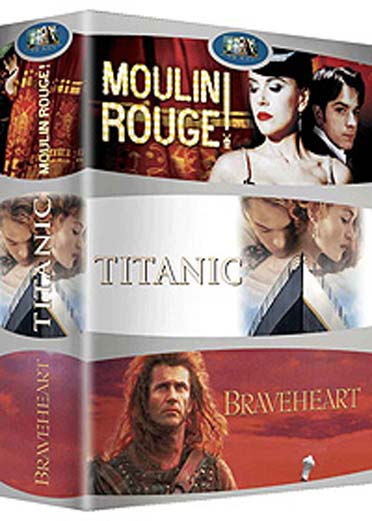 Moulin Rouge ! + Titanic + Braveheart [DVD]