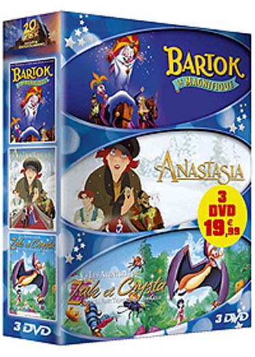 Bartok le magnifique + Anastasia + Les aventures de Zak et Crysta dans la forêt tropicale de FernGully [DVD]