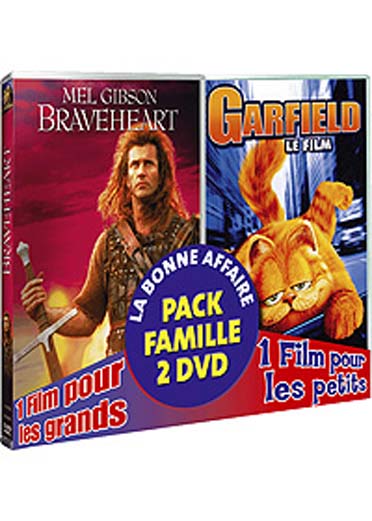 Braveheart + Garfield - Le film [DVD]