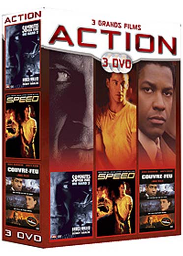58 minutes pour vivre + Speed + Couvre-feu [DVD]