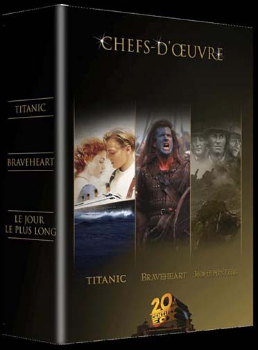 Titanic + Braveheart + Le jour le plus long [DVD]