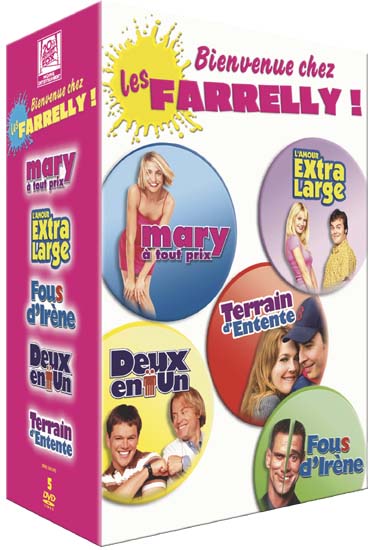 Coffret Bienvenue Chez Les Freres Farrelly : Mary A Tout Prix / L'Amour Extra Large / Fous D'Irene / 2 En 1 / Terrain D' [DVD]