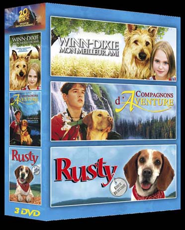 Winn Dixie + Compagnons d'aventure + Rusty chien détective [DVD]