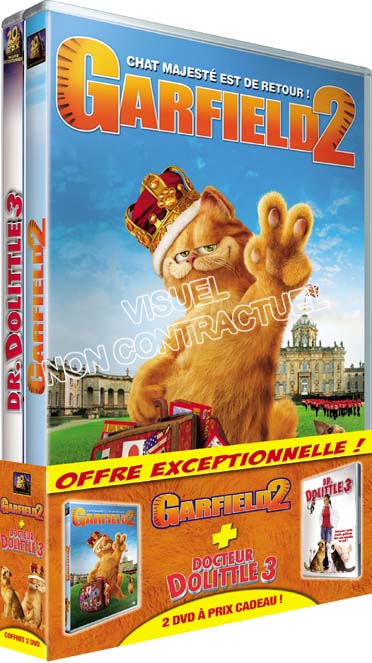 Garfield 2 + Docteur Dolittle 3 [DVD]