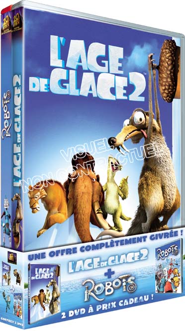 L'Âge de glace 2 + Robots [DVD]