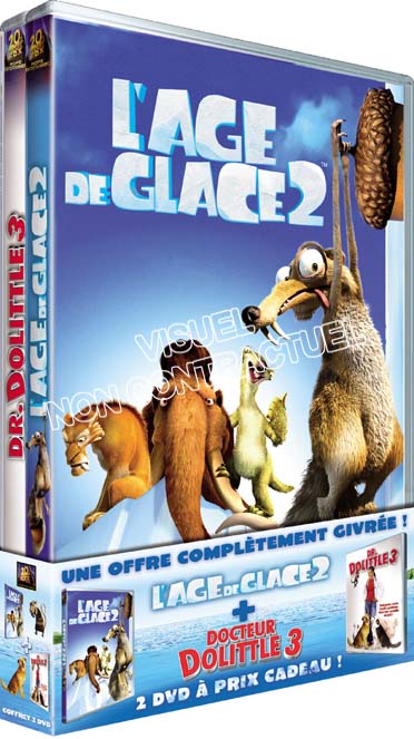 L'Âge de glace 2 + Docteur Dolittle 3 [DVD]