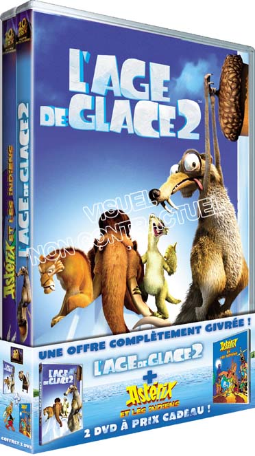 L'Âge de glace 2 + Astérix et les indiens [DVD]