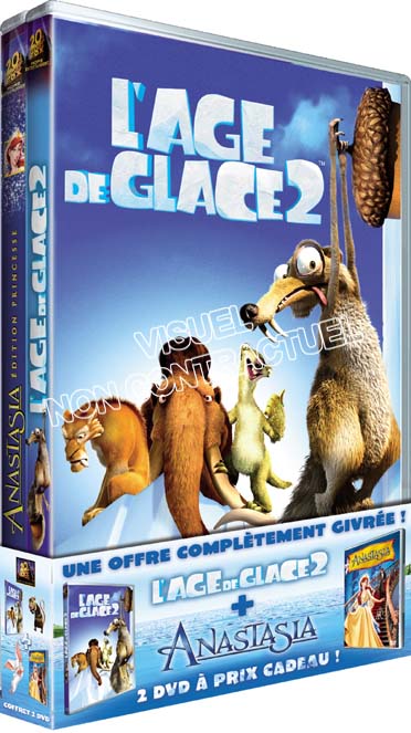 L'Âge de glace 2 + Anastasia [DVD]