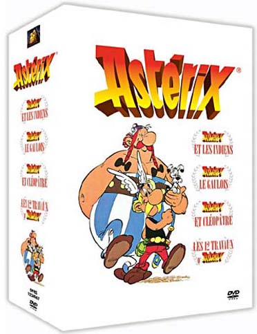 Astérix - Coffret 4 films : Astérix le Gaulois + Astérix et Cléopâtre + Les 12 travaux d'Astérix + Astérix et les indiens [DVD]