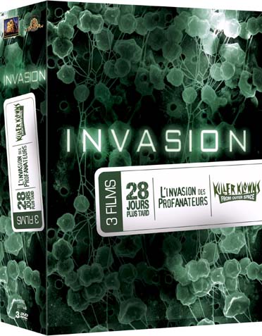 Coffret invasion : 28 jours plus tard ; l'invasion des profanateurs ; Killer klowns from outer space [DVD]
