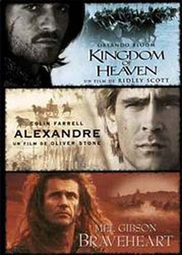 Coffret épopées : braveheart - Alexandre - kingdom of Heaven [DVD]