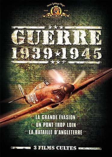 La seconde guerre mondiale : la grande évasion ; un pont trop loin ; la bataille d'Angleterre ; Tora Tora Tora ; Patton [DVD]