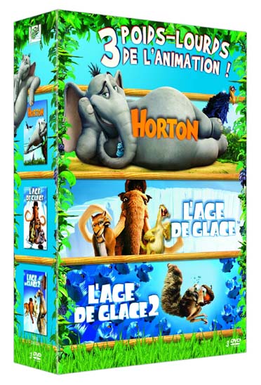 Horton + L'âge de glace 1 & 2 [DVD]