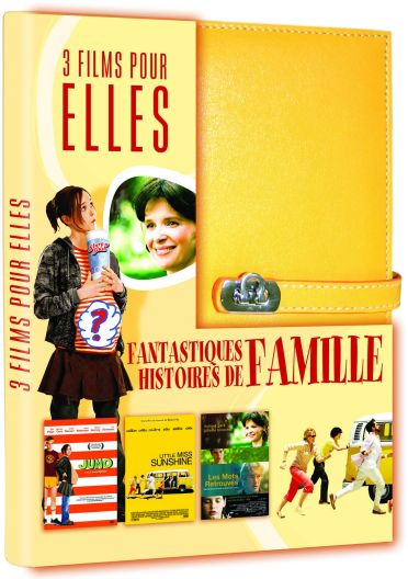 3 films pour elles : Fantastiques histoires de famille - Etui Notebook 3 DVD [DVD]