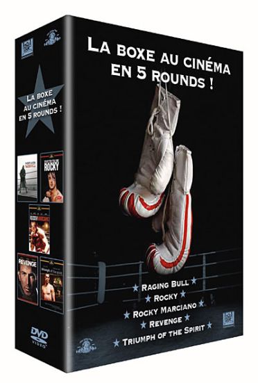 Coffret Punch : Revenge ; Rocky ; Rocky Marciano ; Triumph of the spirit ; Raging Bull [DVD]