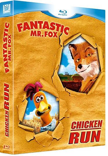 Fantastic Mr. Fox + Chicken Run [Blu-ray]