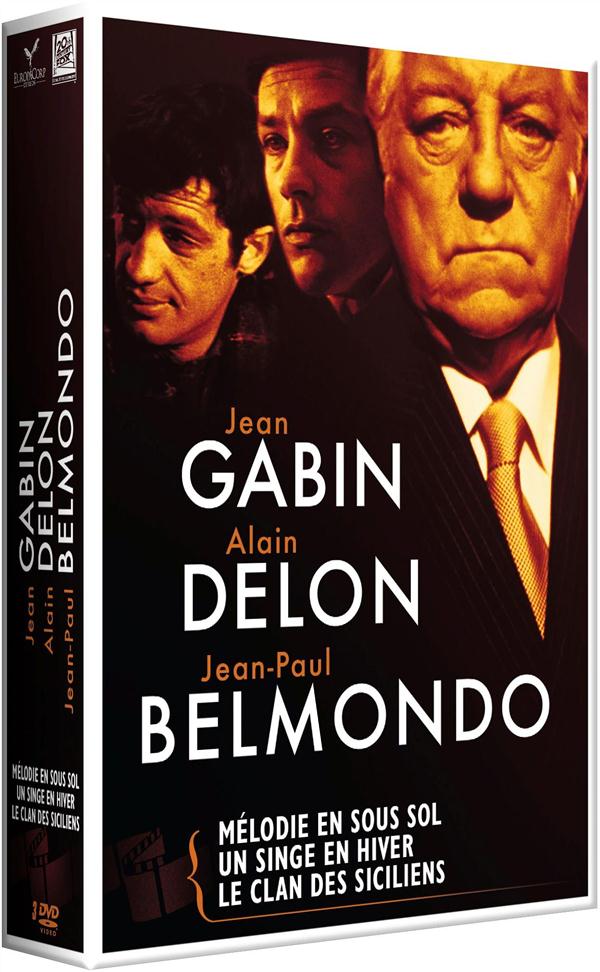 Jean Gabin, Alain Delon, Jean-Paul Belmondo : Coffret 3 films n° 1 [DVD]
