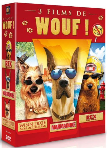 3 films de Wouf ! : Marmaduke + Winn-Dixie - Mon meilleur ami + Rex, chien pompier [DVD]
