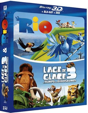 Rio + L'âge de glace 3 [Blu-ray 3D]
