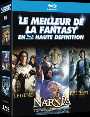 Le Meilleur de l'Heroic Fantasy en haute définition : Legend + Le Monde de Narnia - Chapitre 3 : L'odyssée du Passeur d'Aurore + Percy Jackson - Le Voleur de Foudre [Blu-ray]