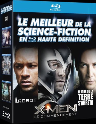 Le Meilleur de la science-fiction en haute définition : I, Robot + Le jour où la terre s'arrêta + X-Men : Le commencement [Blu-ray]